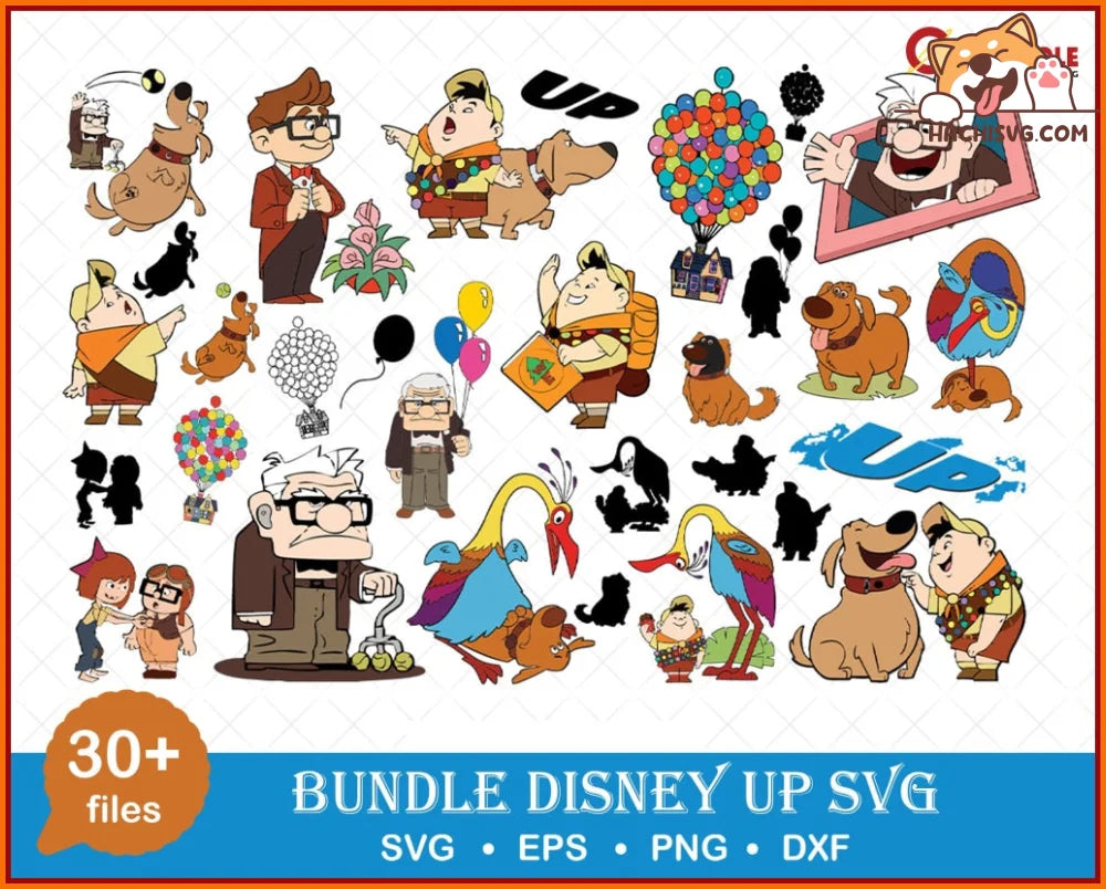 Disney up SVG Bundle Files for Cricut, Silhouette, Disney  SVG, Disney up SVG Files, Disney  SVG Bundle
