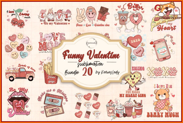 Funny Valentines png bundle, Valentines Day png, Happy valentine png ...